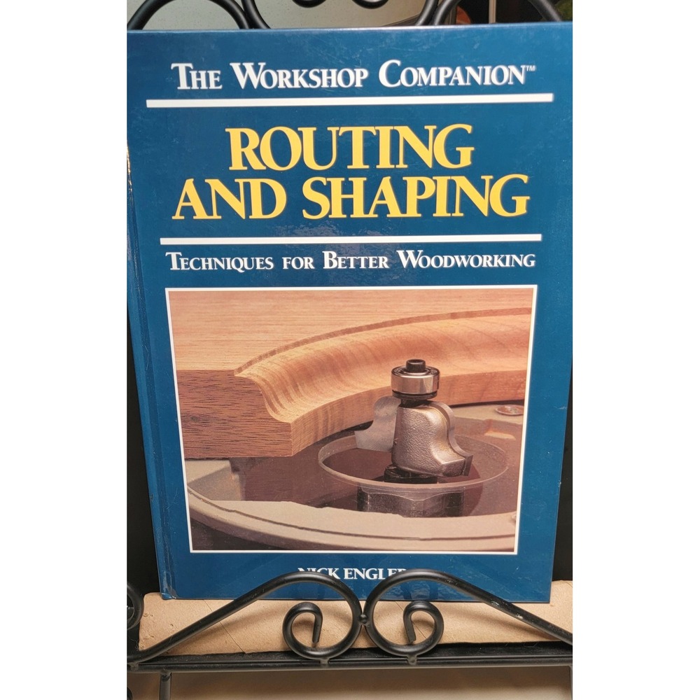 NICK ENGLER ROUTING AND SHAPING Wood Working Skills BOOK HC, Excellent